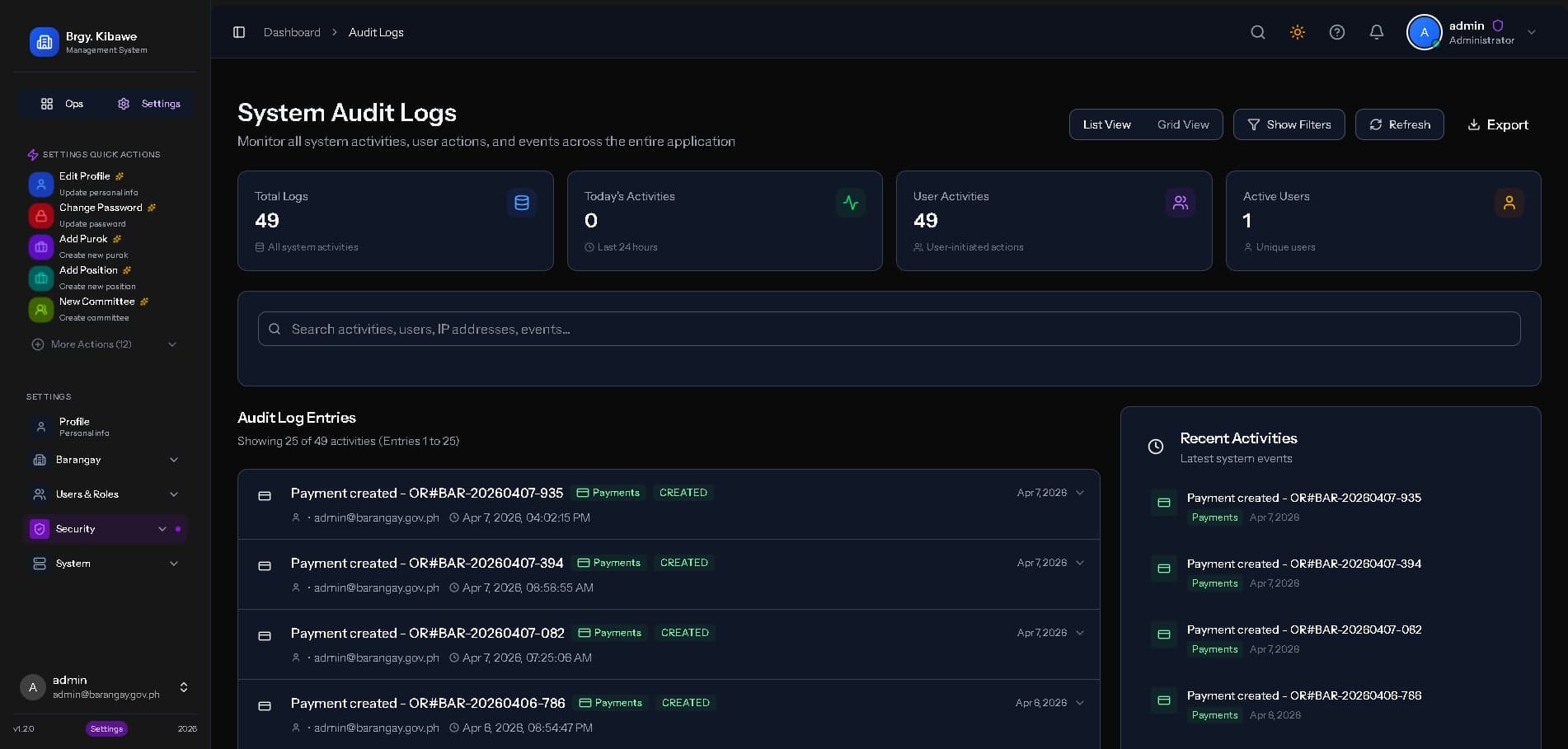 Barangay Management System thumbnail 2