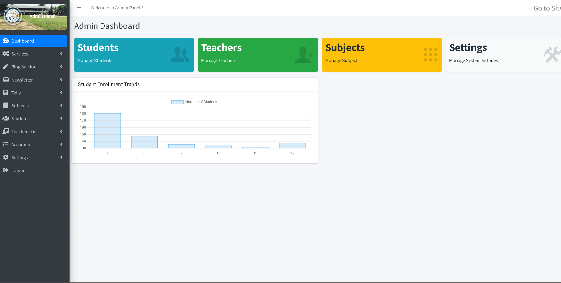 Central Bukidnon Institute — Grade & Account System thumbnail 2
