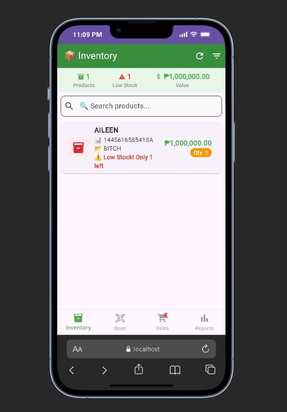 Tindahan Inventory App